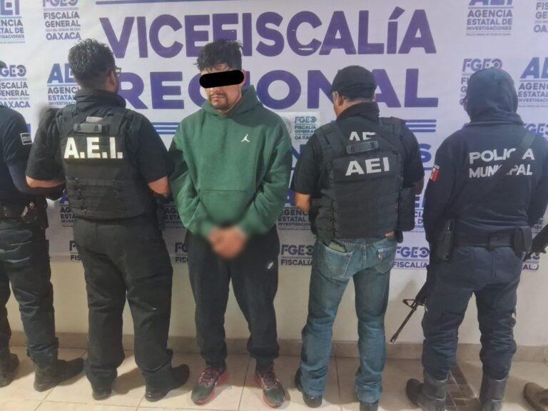 Rescatan con vida a víctima y capturan en Santa Catarina Minas a una persona por secuestro, identificado como líder de una célula delictiva de la zona: Fiscalía de Oaxaca