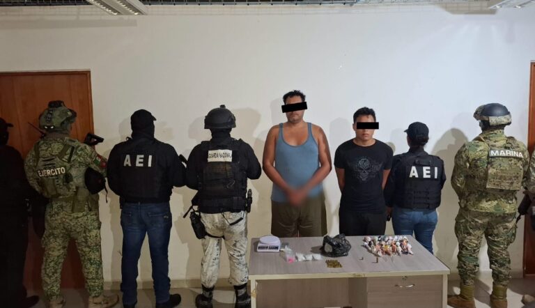 Operación Sable: Detienen a siete personas vinculadas a célula delictiva en Juchitán; por relevancia y seguridad trasladan a dos a la capital
