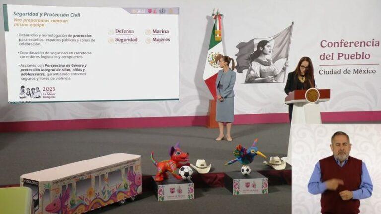 Plan de seguridad del Mundial 2026 se trabaja desde hace 3 años, destaca Gabriela Cuevas