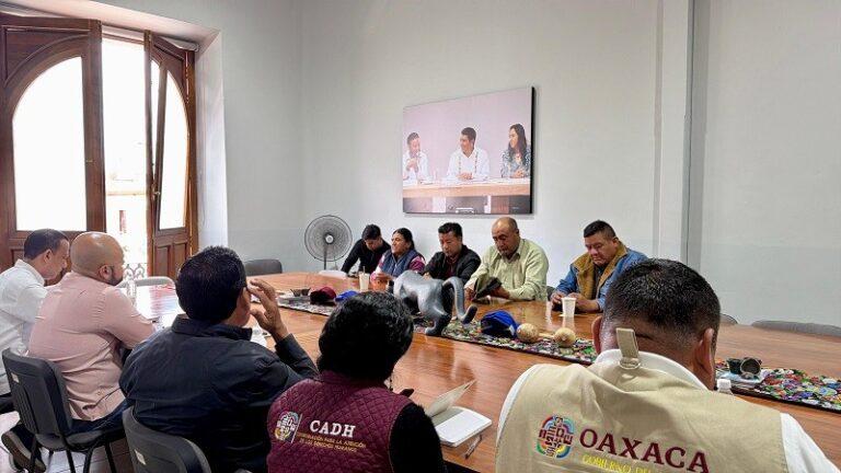 Autoridades de Santiago Yosondúa retoman el diálogo para reconstruir la paz con acompañamiento del Gobierno de Oaxaca