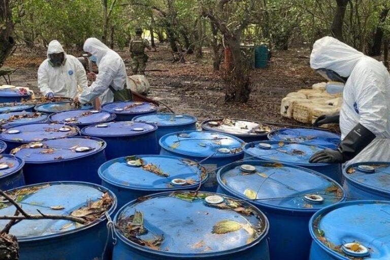 Más de 13 mil detenidos y cargamentos históricos de droga, reporta Semar