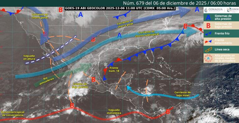 Se prevén lluvias aisladas y ambiente frío en algunas regiones de Oaxaca
