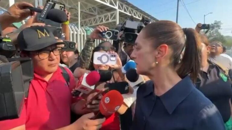 Se dará un primer apoyo de 30 mil pesos a las familias de personas en el Tren Interoceánico: Claudia Sheinbaum