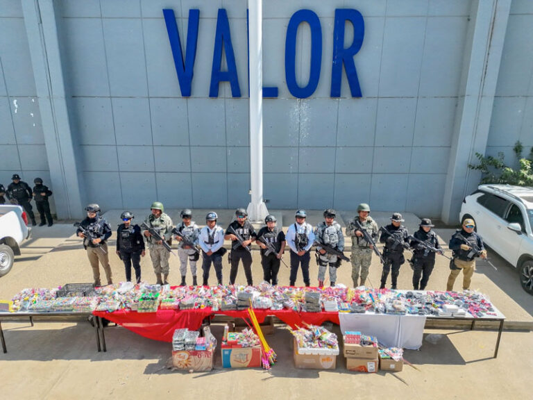 Aseguramiento de mercancía irregular y disuasión de venta ilegal, en primera etapa de operativos contra pirotecnia en la Central de Abasto: Fiscalía de Oaxaca