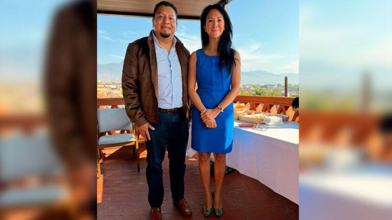 Marco Hernández impulsa la cultura istmeña junto a la cónsul de Francia en Oaxaca