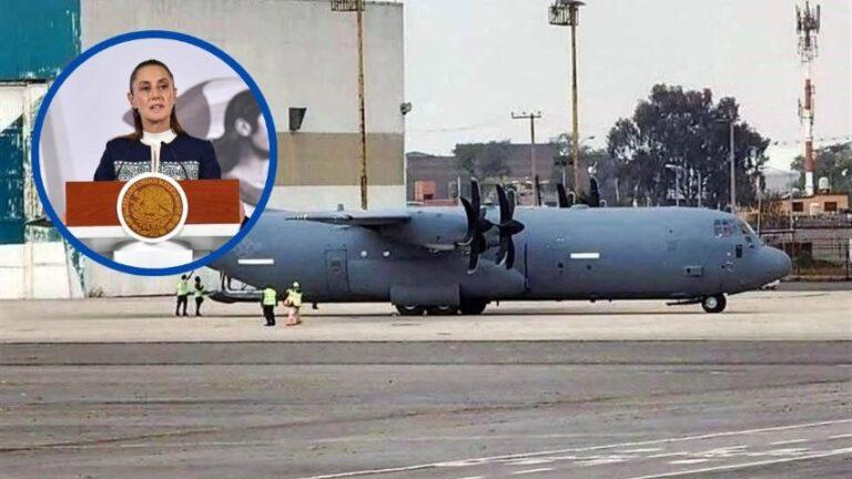Avión de Estados Unidos tenía autorización desde octubre, aclara Sheinbaum