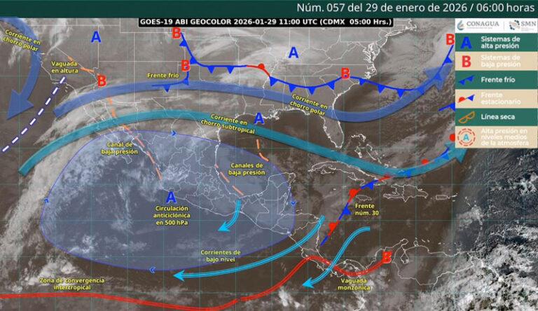 Continuará ambiente fresco en Oaxaca por frente frío número 32