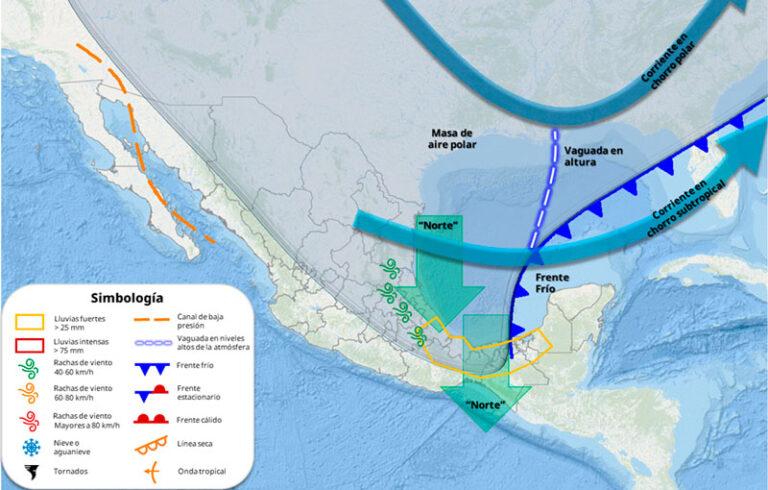 Emite Protección Civil recomendaciones por efectos de frente frío número 28 en Oaxaca