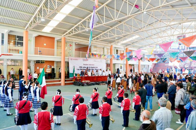 Reconoce Gobierno de Oaxaca 500 años de fundación de San Ildefonso Villa Alta