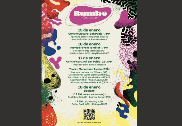 Festival de Música Intercultural “Rumbo Oaxaca” reunirá talento de diversas latitudes del mundo