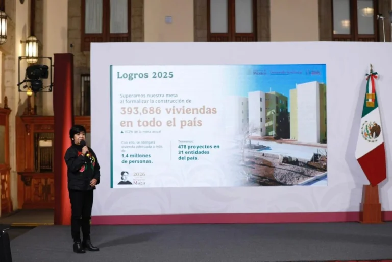 Vivienda para el Bienestar supera la meta de 2025 con más de 393 mil casas: Sedatu