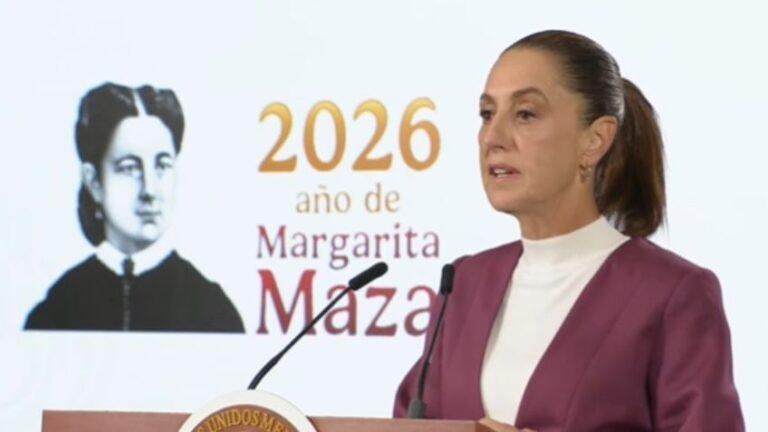 Estados Unidos debe informar sobre el dron en la frontera, dice Sheinbaum