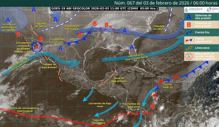 Continuarán bajas temperaturas en Oaxaca por nuevo frente frío 33