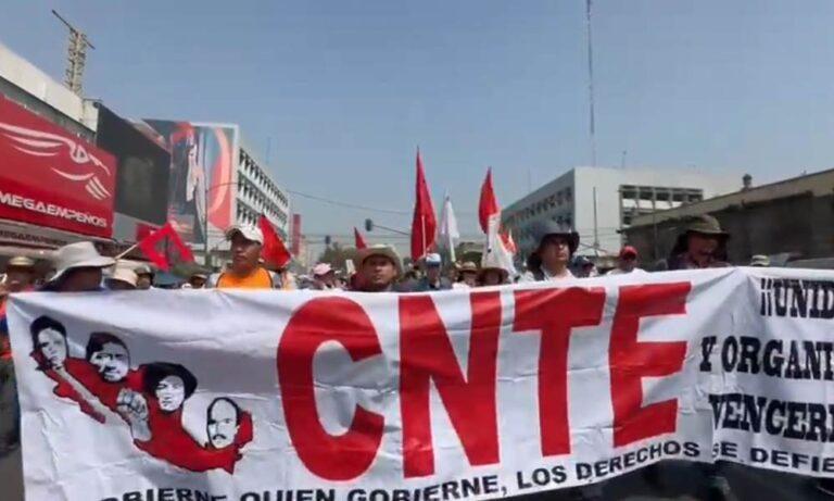CNTE amaga con huelga nacional rumbo al Mundial 2026; “sin solución, no rodará el balón”, advierte