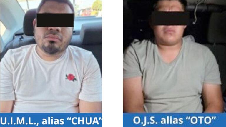 Gabinete de Seguridad detienen a dos por responsabilidad de triple homicidio cometido en Ixtaltepec; eran parte del brazo armado de “Los Cromos”