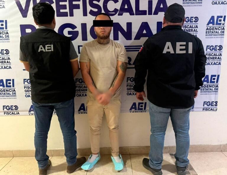 FGEO captura a probable responsable de homicidio de guardia de seguridad en el Istmo