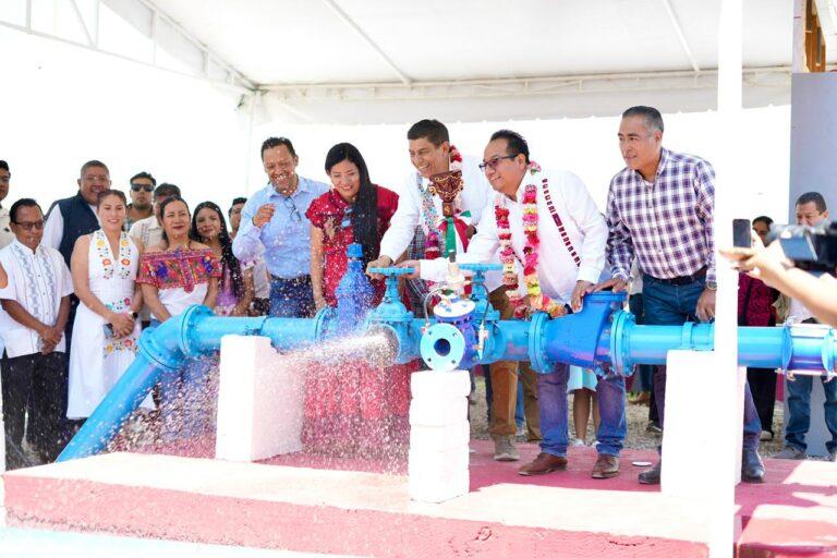 Inaugura Salomón Jara tres nuevos pozos en Zona Metropolitana de Oaxaca, garantiza acceso al agua