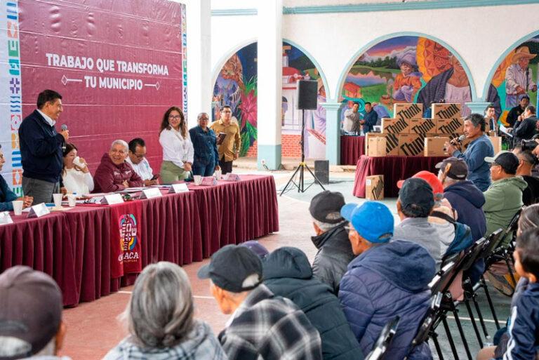 Acciones para el desarrollo e infraestructura no se detienen en la Sierra de Juárez