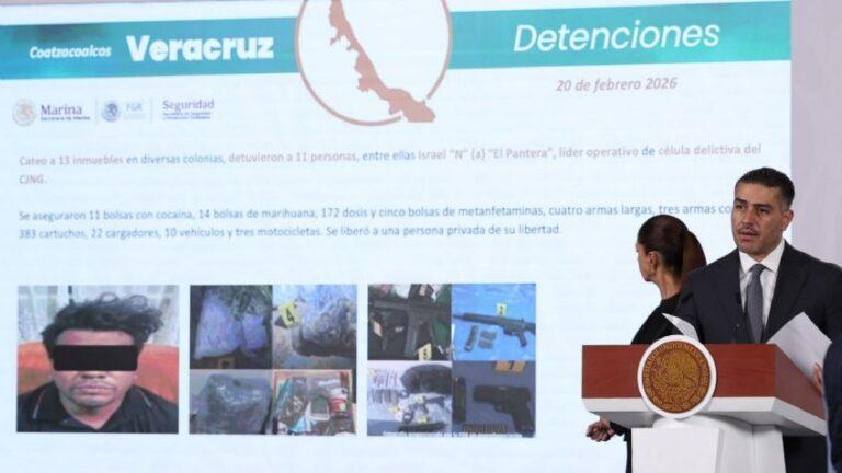 Aseguran 24 mil 122 armas de fuego en México; 75% proviene de EU, asegura García Harfuch