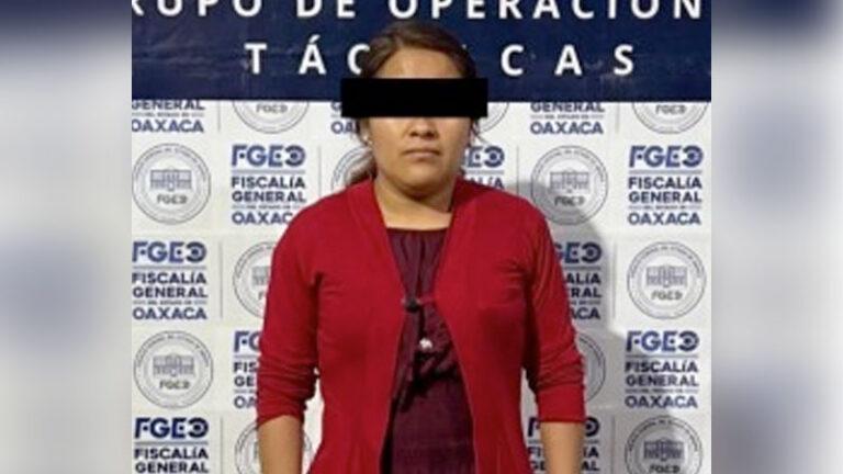 Fiscalía de Oaxaca detiene a mujer por feminicidio de maestra ocurrido en la colonia Monte Albán