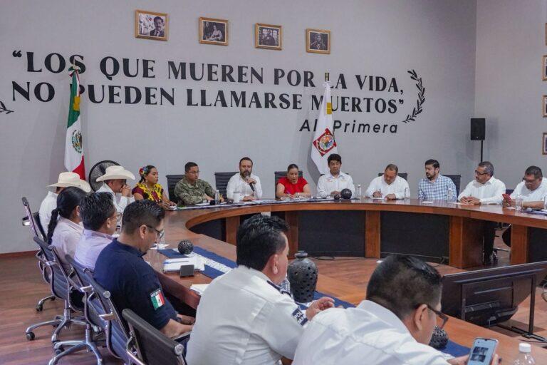 Atención a las causas: prioridad del Gabinete de Seguridad con municipios para fortalecer la paz en Oaxaca