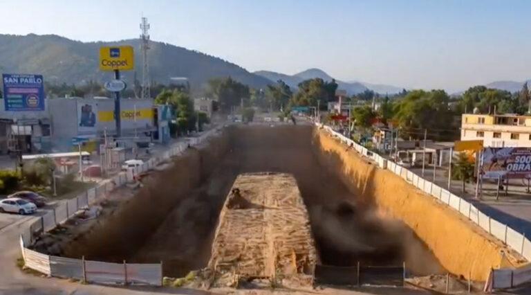 Anuncian el presidente municipal de Oaxaca de Juárez Ray Chagoya inicio del Distribuidor Vial de Viguera