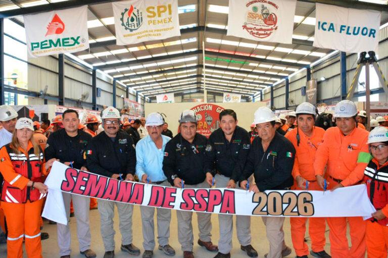 Celebra Pemex semana de Seguridad y Salud en el Trabajo en Salina Cruz