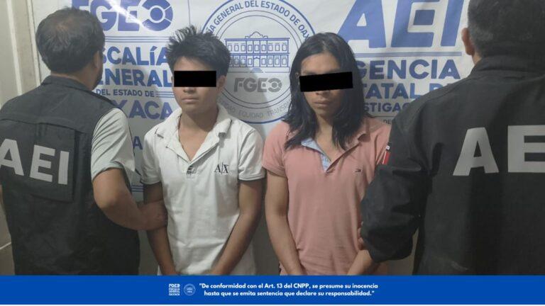 Fiscalía de Oaxaca ejecuta orden de aprehensión contra dos personas por homicidio cometido en la Cañada
