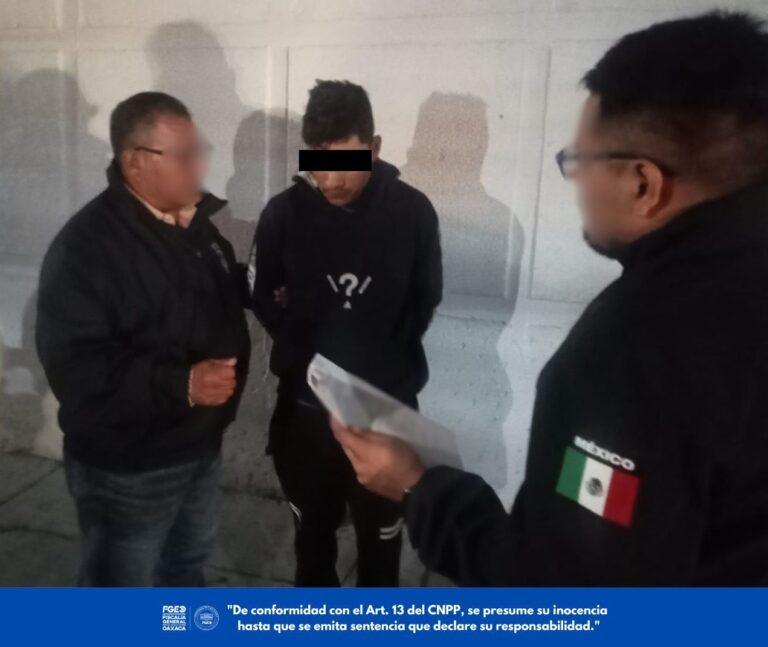 Fiscalía de Oaxaca aprehende a una persona por homicidio cometido en San Pablo Huitzo