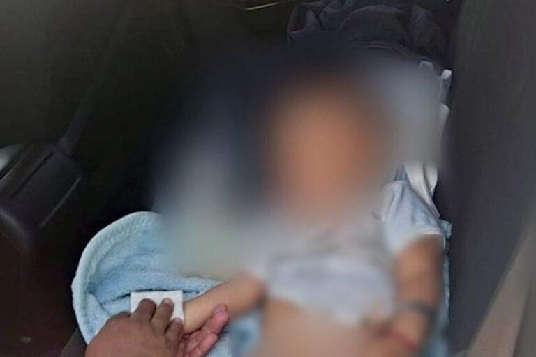 Sujeto abandona a bebé en taxi de app en Ecatepec, Edomex