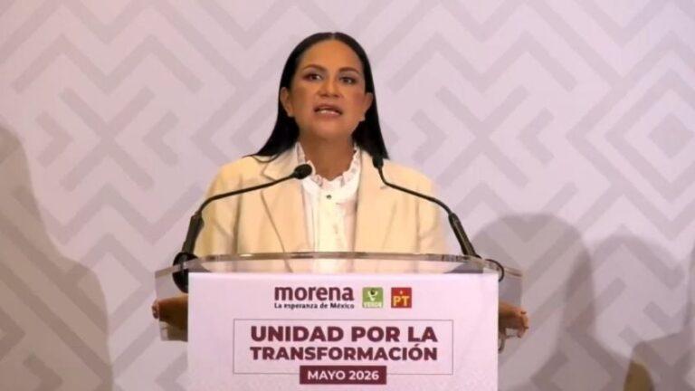 Ariadna Montiel confirma alianza entre Morena, PVEM y PT rumbo a elecciones de 2027