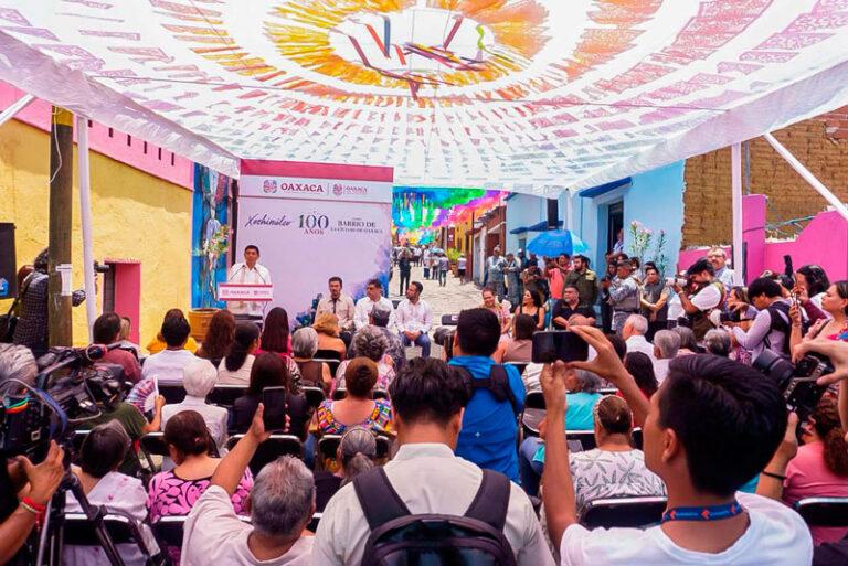 Celebra Salomón Jara Centenario de la integración del barrio de Xochimilco a la capital