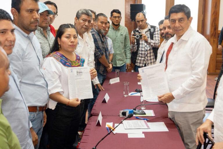 Con apertura al diálogo, Gobierno de Salomón Jara atiende necesidades de la Sección XXII