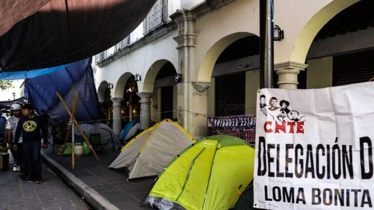 Sección 22 de la CNTE alista movilizaciones para su segundo día de paro en Oaxaca