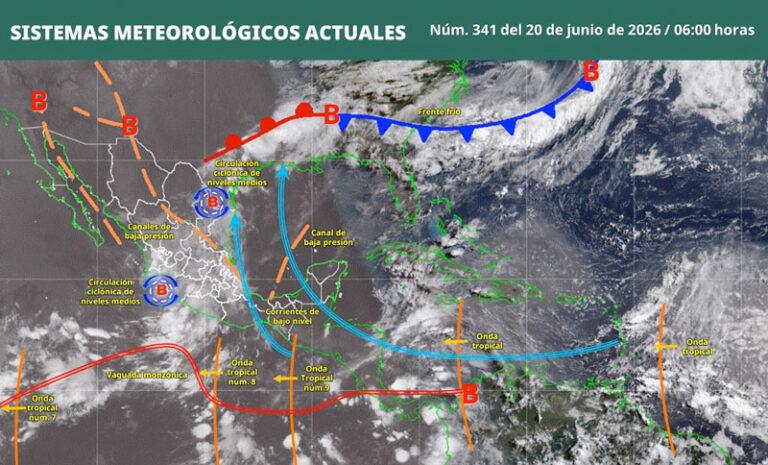 Persistirá ambiente caluroso con lluvias vespertinas en el estado: Protección Civil
