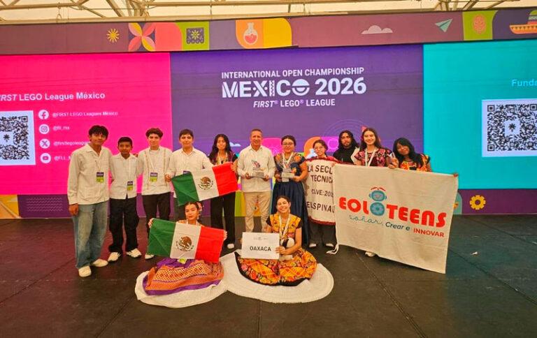 Eoloteens pone en alto a Oaxaca; reconocen apoyo de Fundación Marco Hernández y envían mensaje de aliento a la Selección Nacional en su debut mundialista