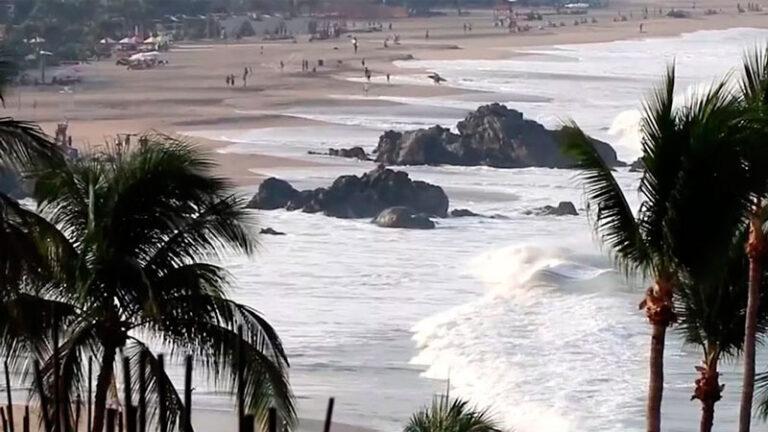 Alerta SSPC por fenómeno de Mar de Fondo en San Pedro Mixtepec y Santa María Colotepec