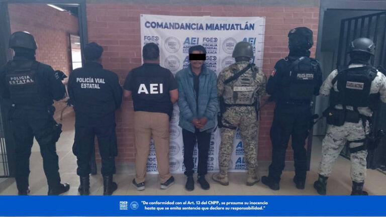 Víctima sobrevive a ataque, Fiscalía de Oaxaca aprehende a hombre por tentativa de feminicidio en la Sierra Sur