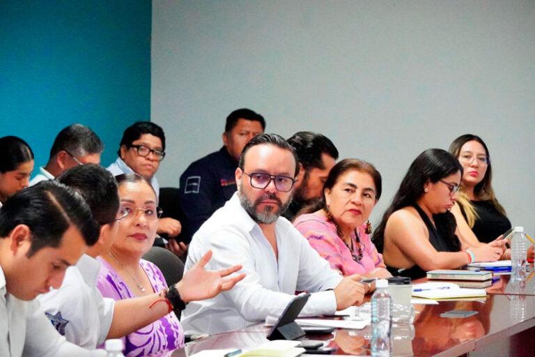 Secretaría de Gobierno fortalece coordinación para avanzar en la seguridad de Juchitán