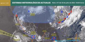 Onda tropical 21 provocará lluvias en Oaxaca; alertan por corrientes de resaca en la Costa e Istmo