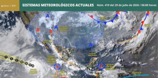 Continuarán las lluvias de intensidad variable en Oaxaca; prevén tormentas y temperaturas superiores a los 35 grados