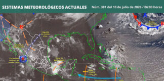 Inestabilidad atmosférica favorecerá lluvias intensas durante este fin de semana en Oaxaca