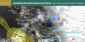 Persistirá el potencial de lluvias y oleaje elevado en Oaxaca