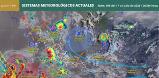 Prevén lluvias aisladas y tormentas fuertes en la Sierra Sur de Oaxaca