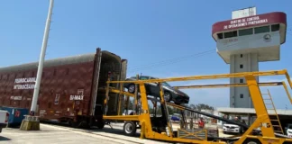 Corredor Interoceánico recibe nuevo cargamento de autos Hyundai para traslado a Coatzacoalcos