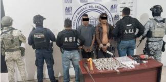 Aseguran más de 900 dosis de droga y detienen a dos personas en operativo conjunto en la Costa de Oaxaca