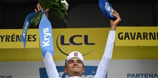 Isaac del Toro sube al podio y ya es tercer lugar general del Tour de Francia