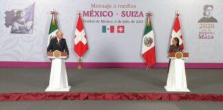 Suiza expresa interés por aumentar su inversión en México con “intercambios fructíferos”