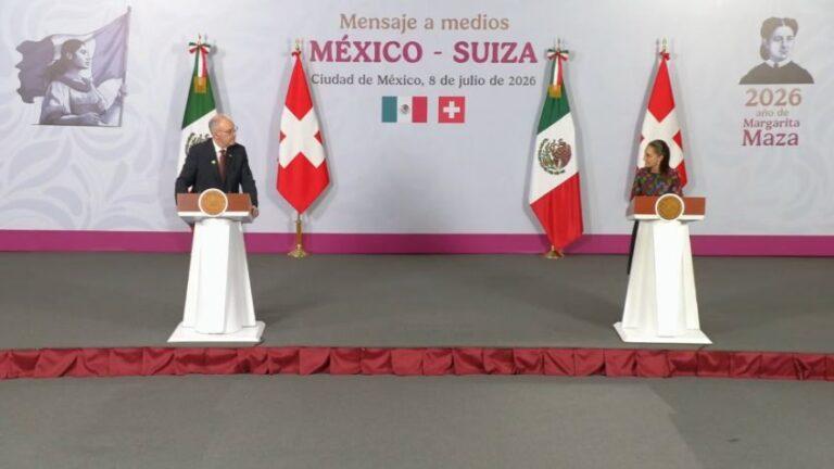 Suiza expresa interés por aumentar su inversión en México con “intercambios fructíferos”