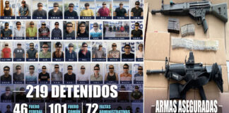 219 personas detenidas con el Plan Juchitán: Gabinete de Seguridad